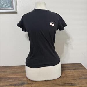 RealTree Girl Black Logo Graphic T-Shirt Youth Girls Medium